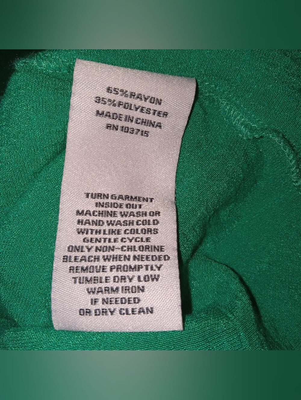 Nanette Lepore Emerald Green Lightweight Top Large - Picture 4 of 5